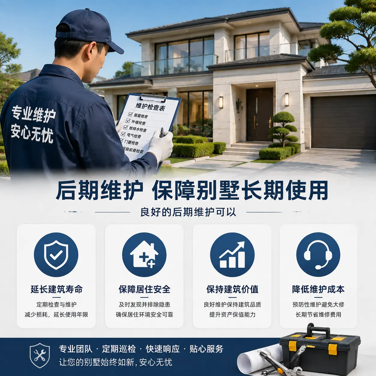 别墅建造公司推荐： 花溪 施工质量的关键要素