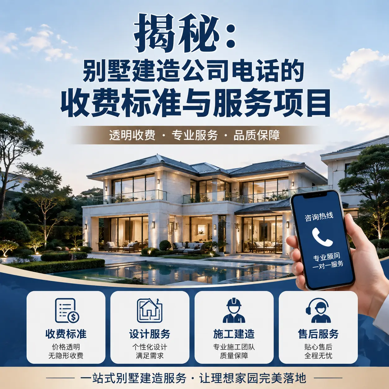 揭秘：花溪别墅建造公司电话的收费标准与服务项目