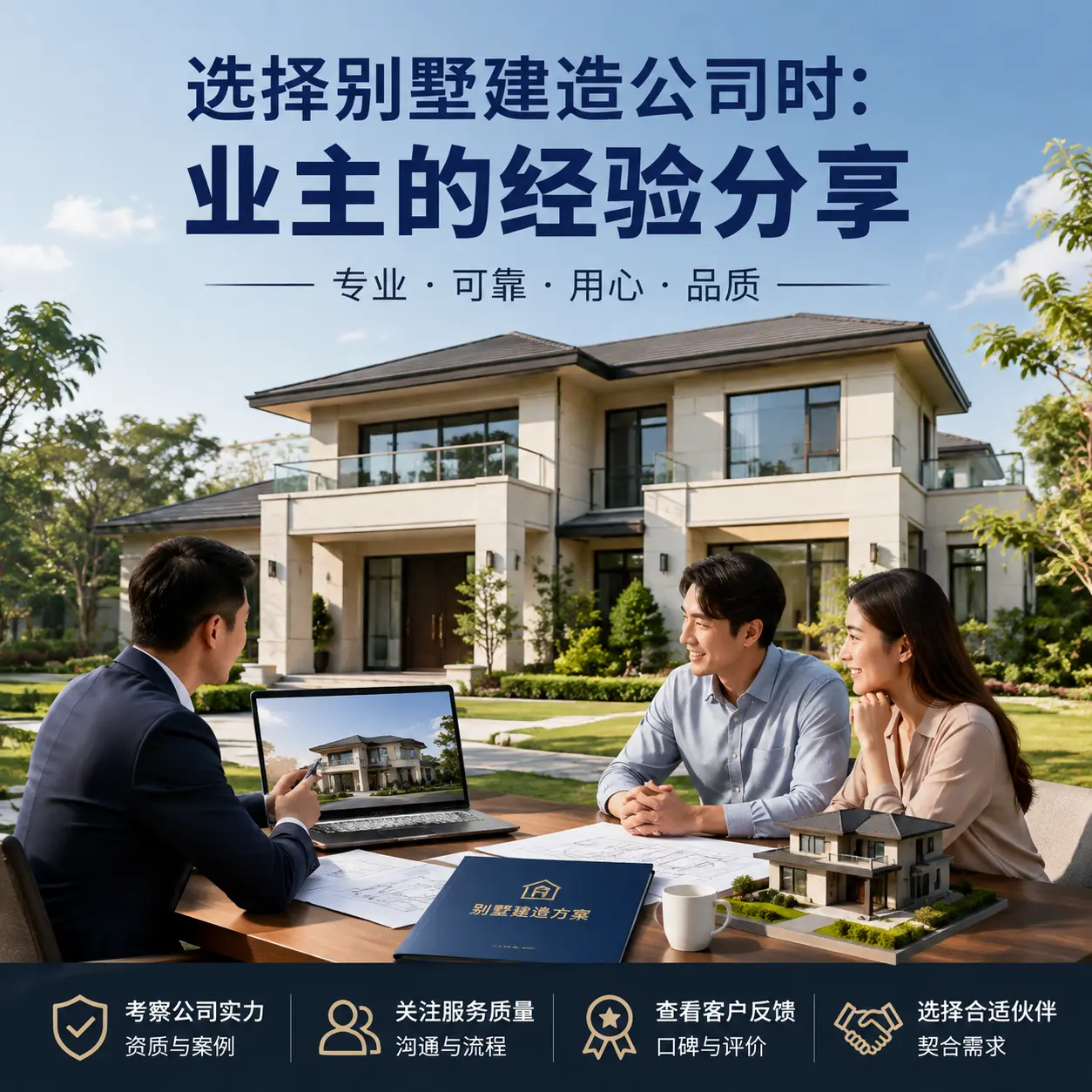 选择别墅建造公司时： 花溪 业主的经验分享