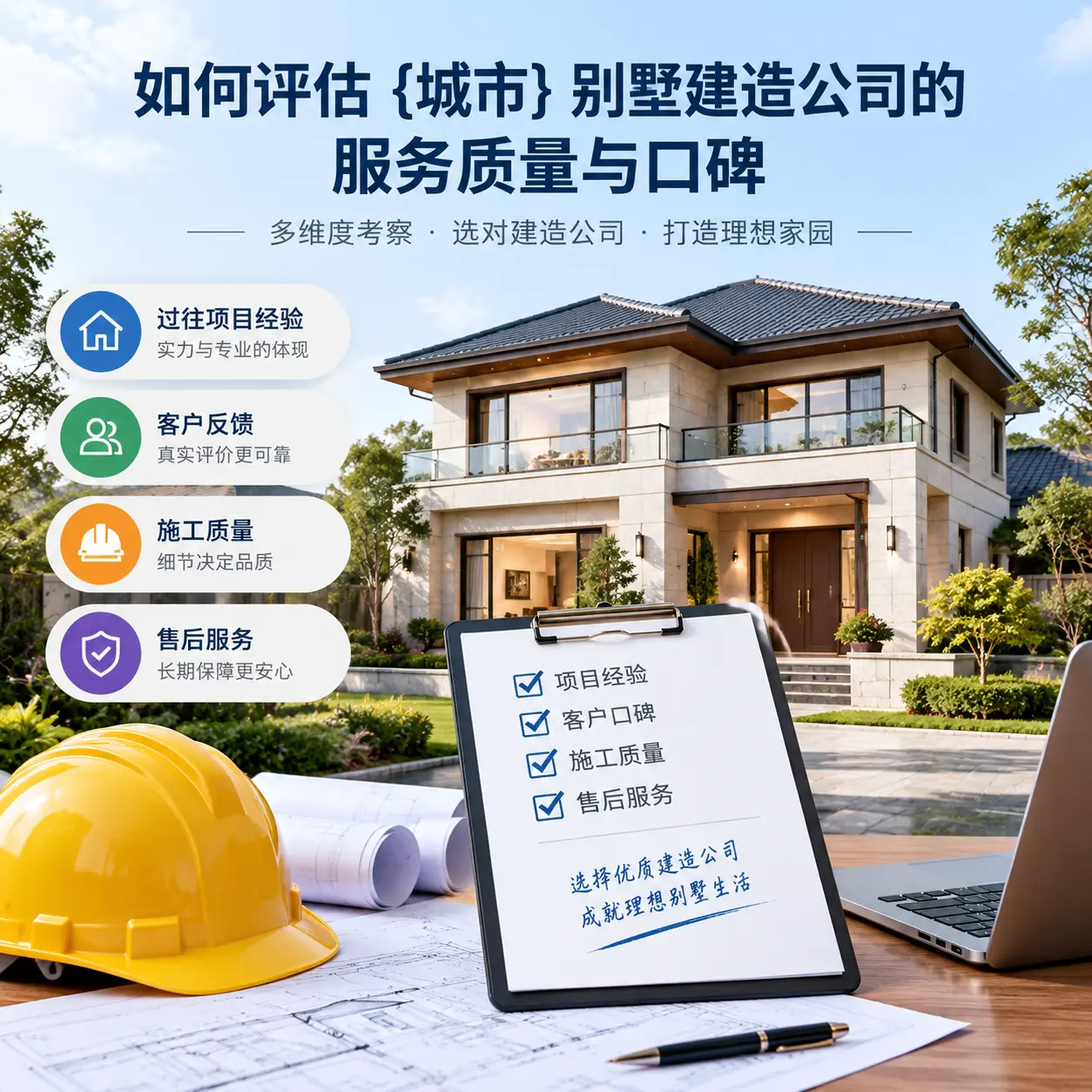 如何评估 花溪 别墅建造公司的服务质量与口碑