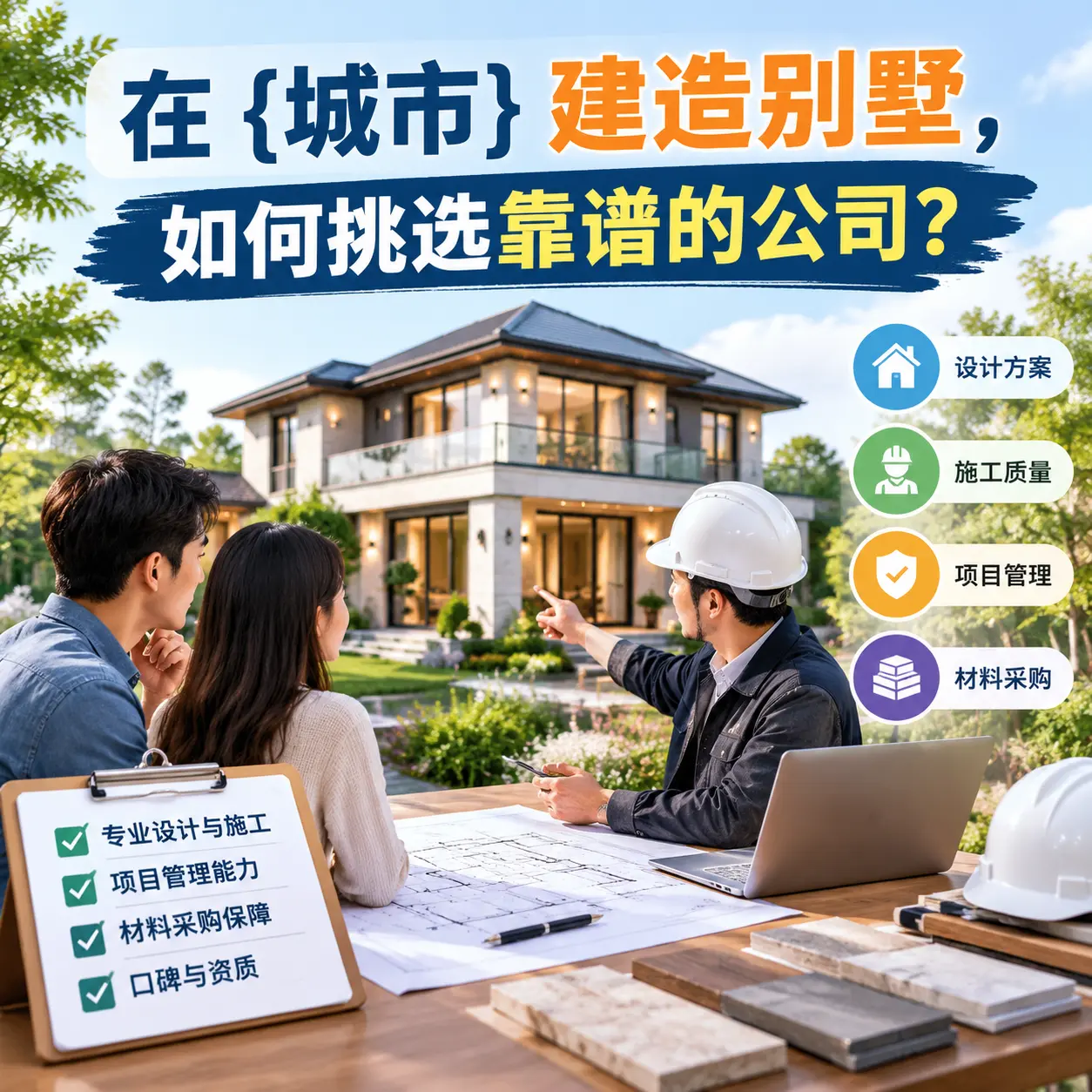 在 花溪 建造别墅，如何挑选靠谱的公司？