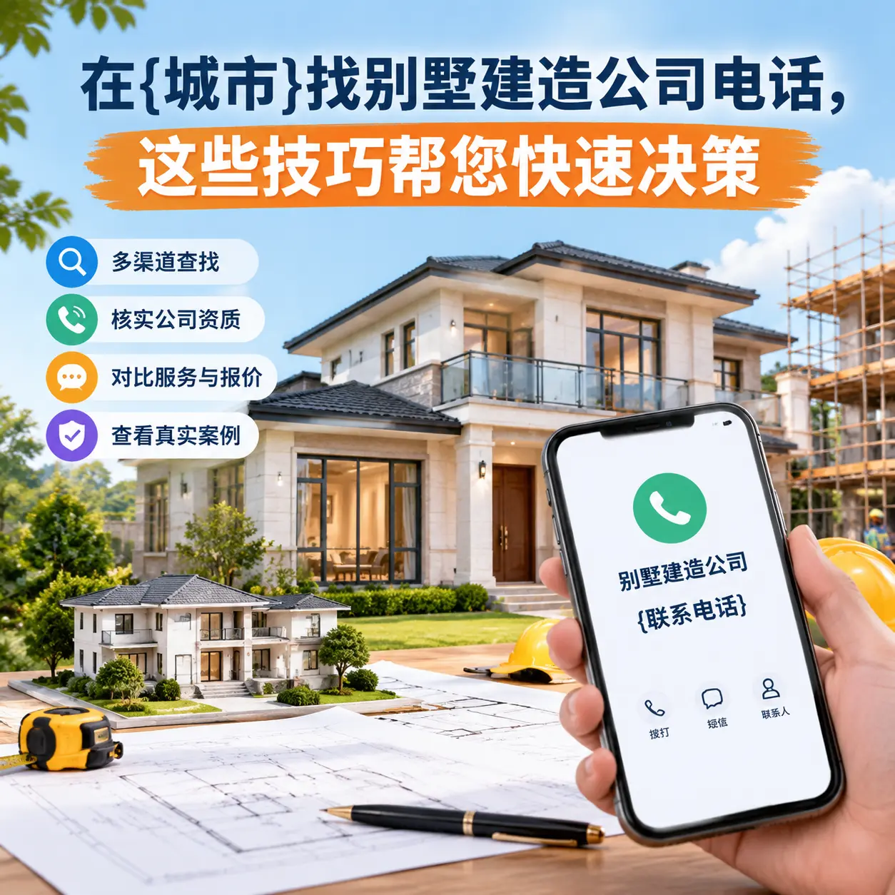 在花溪找别墅建造公司电话，这些技巧帮您快速决策